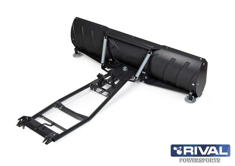 Комплект снегоотвала с быстросъемным креплением для квадроцикла Rival Quick2 black 137 см для квадроцикла