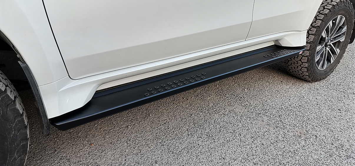 Пороги силовые  РИФ для Mitsubishi Pajero Sport III 2021+