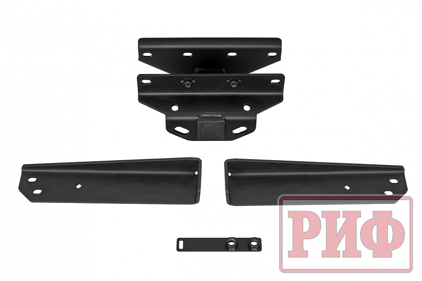 Бампер РИФ силовой задний Jeep Wrangler JL 2018+ с квадратом под фаркоп под штатные фонари, стандарт
