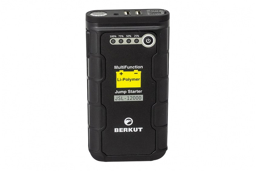 Устройство пуско-зарядное портативное BERKUT 12V 12000 mAh