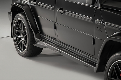 Пороги защитные с выхлопной системой Norlund для Mercedes-benz G-class Gelandewagen G63 2018+