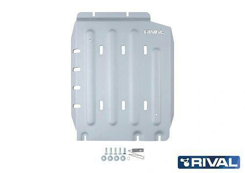 Защита КПП силовая Rival для Tank 300 Алюминий 6мм 