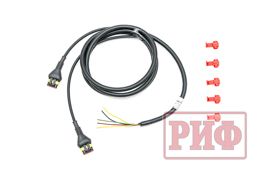 Бампер РИФ силовой задний Toyota Land Cruiser 200 2012-2015 с квадратом под фаркоп, калиткой, фонарями, подсветкой номера