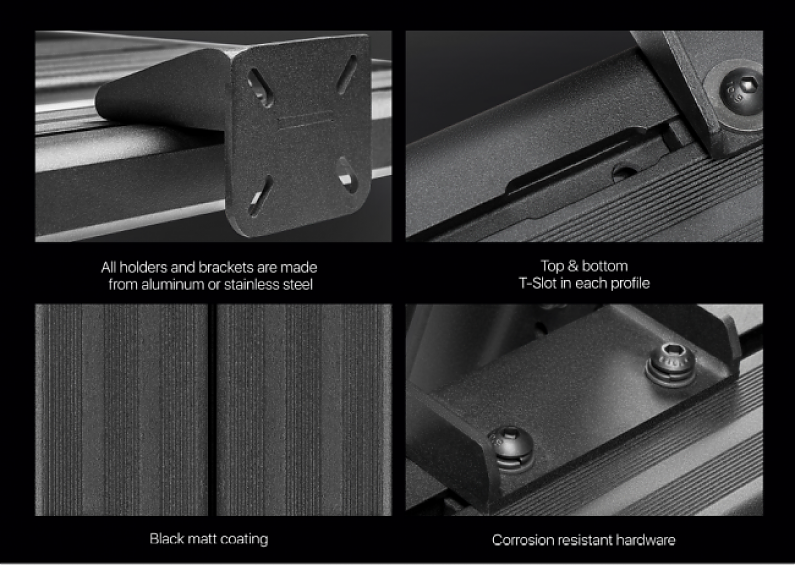 Багажник алюминиевый (платформа с креплением) Rival 1955x1270 для Land Rover Defender 110 NEW 2020-