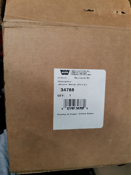 мотор гидравлический 4,8CI(4 болта) для лебедки Warn Industrial 