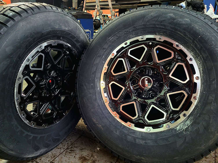 ДИСК АВТОМОБИЛЬНЫЙ АЛЮМИНИЕВЫЙ ЛИТОЙ LEHRMEISTER GEAR LMG MONTANGA 17х7,5 ET+25 6X139.7 ЦО-106.2