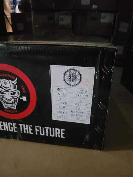 ДИСК АВТОМОБИЛЬНЫЙ АЛЮМИНИЕВЫЙ ЛИТОЙ Black Rhino 212 Реплика 18х9 ET-0 6X139.7 ЦО-110.1