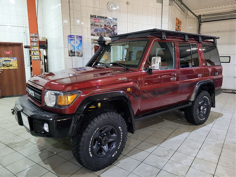 Багажник алюминиевый Rival (платформа с креплением) 2435x1430 для Toyota Land Cruiser 76 2007-