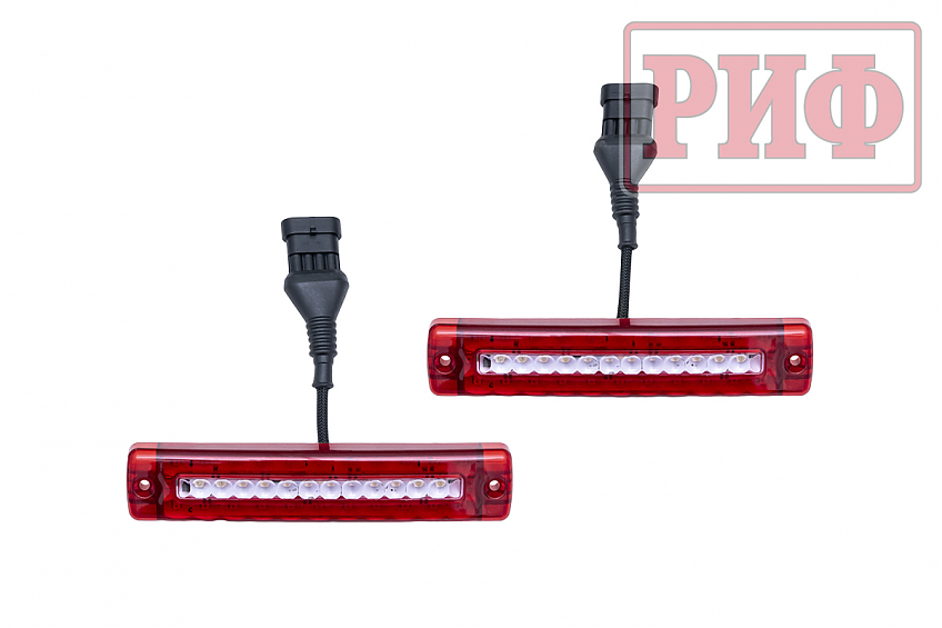 Бампер РИФ силовой задний Toyota Land Cruiser 200 2012-2015 с квадратом под фаркоп, калиткой, фонарями, подсветкой номера