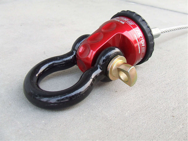 Шакл для лебедки вместо крюка Factor 55 PROLINK Серый