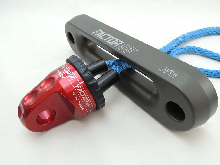 Шакл для лебедки вместо крюка Factor 55 PROLINK Серый