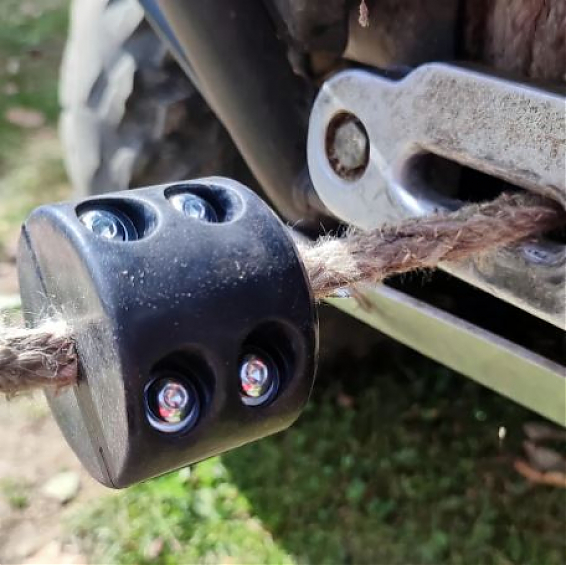 Ограничитель смотки троса для лебедки.