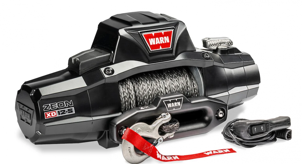 Лебедка  автомобильная электрическая Лебедка WARN ZEON XD 12-S синтетический трос с bluetooth управлением