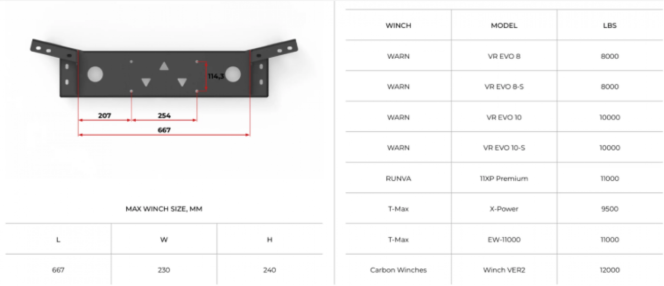 БАМПЕР СИЛОВОЙ RIVAL 4X4 АЛЮМИНИЕВЫЙ ДЛЯ TOYOTA LAND CRUISER 250 ПЕРЕДНИЙ