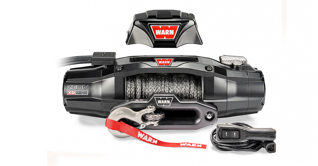 Лебедка  автомобильная электрическая Лебедка WARN ZEON XD 12-S синтетический трос с bluetooth управлением