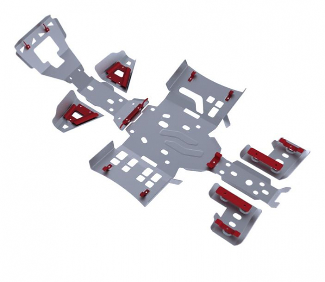 Комплект защит днища Rival для квадроцикла Artic Cat ATV 1000/700/550/500 i/XT/Ltd 2011-2015, 444.7312.1 33329