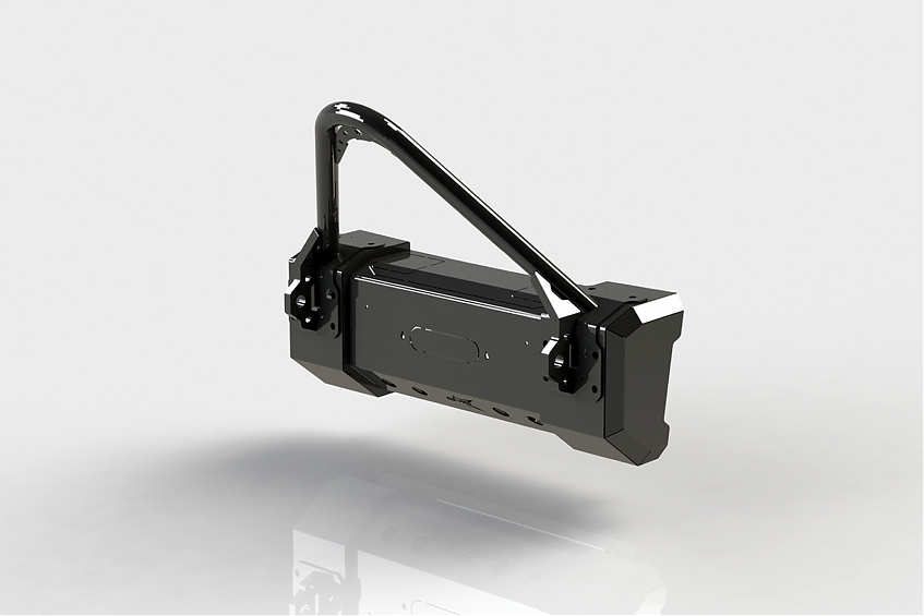 Бампер силовой передний BMS Adventure для Jeep Wrangler JL \ Gladiator JT 2018-2024