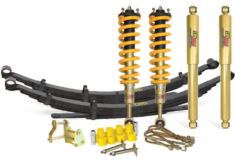 Комплект лифт подвески TJM для TOYOTA Land Cruiser 76 2007+, лифт 50 мм, +50 кг перед, +300 кг зад.