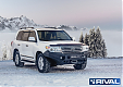 Бампер силовой передний алюминиевый (черный) Toyota Land Cruiser 200 (2006-2015)