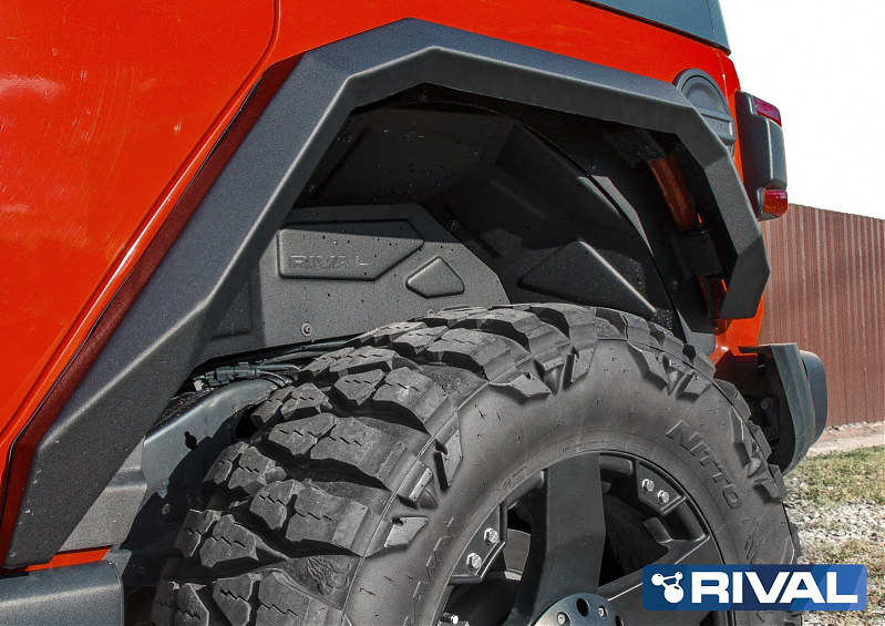 Расширители колесных арок Rival альтернативные усиленные для Jeep Wrangler JL 2018+