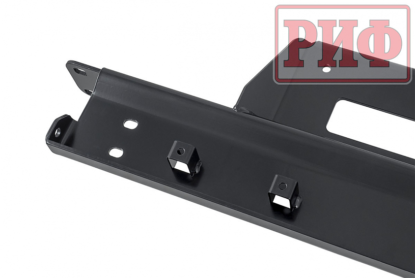 Площадка РИФ под лебёдку в штатный бампер Toyota Hilux 2020+ Black Onyx