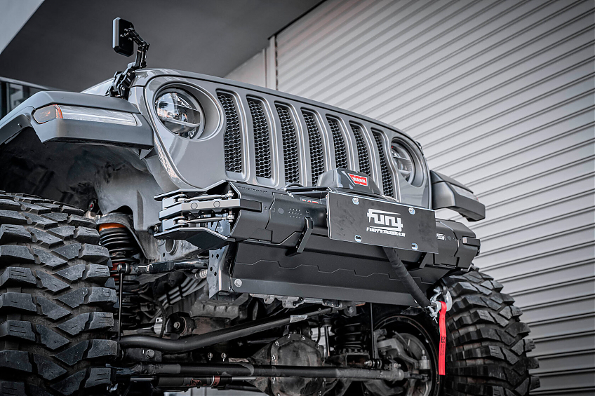 Передний силовой бампер FURY серии Awaken для Jeep Wrangler JL