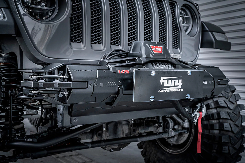 Передний силовой бампер FURY серии Awaken для Jeep Wrangler JL